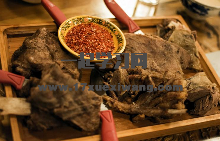手抓牛肉