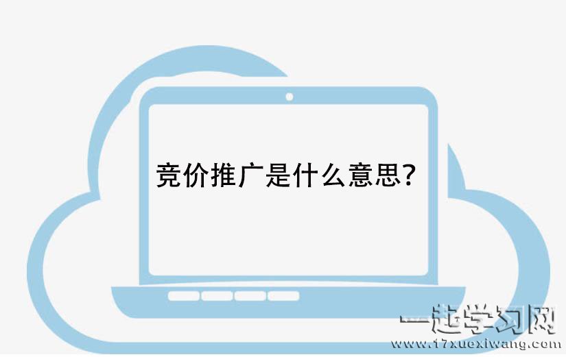 竞价推广什么意思